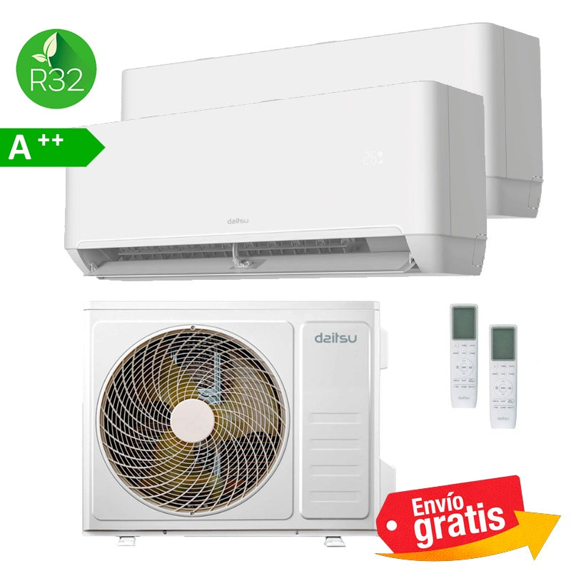 Aire acondicionado 2x1 Daitsu Free Max Artic DSM-9U2KDT UE18