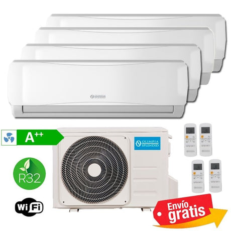 Aire acondicionado 4x1 Olimpia Splendid NEXYA S5 Penta E 42 + NEXYA S4 12 + NEXYA S4 12 + NEXYA S4 12 +NEXYA S4 18