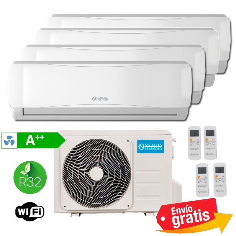 Aire acondicionado 4x1 Olimpia Splendid NEXYA S5 Quadri E 28 + NEXYA S4 9 + NEXYA S4 9 + NEXYA S4 9 + NEXYA S4 12