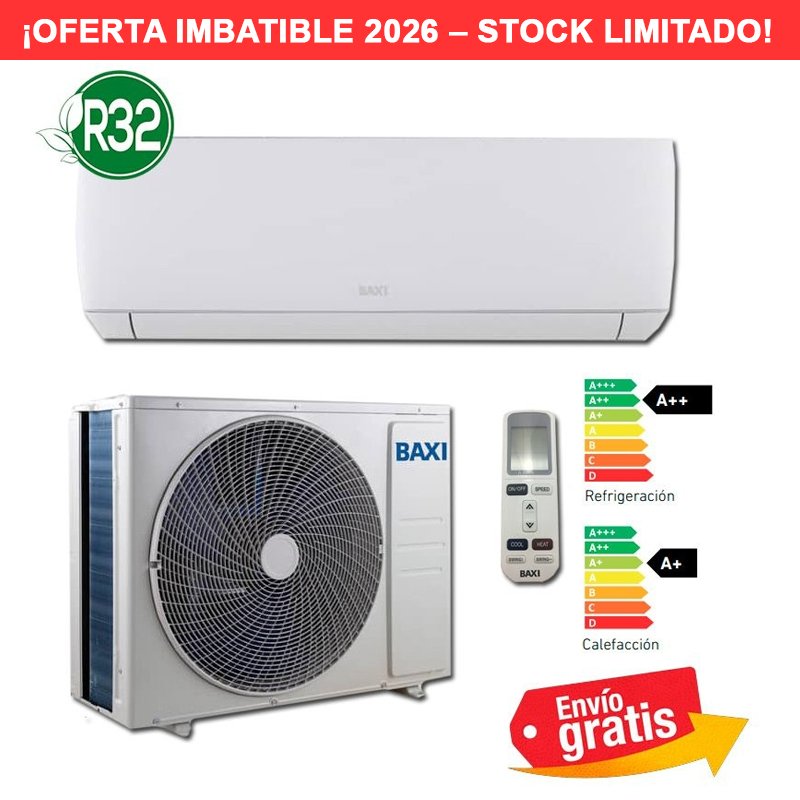 Aire Acondicionado Baxi Anori Mono 2 JSG25 R32
