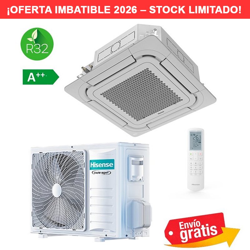 Aire Acondicionado Cassette Hisense AUC105UR4RKKC7