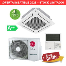 Aire Acondicionado Cassette LG Confort UT30FNB0 + UUB1U20