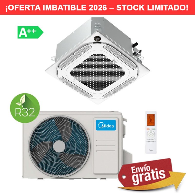 Aire Acondicionado Cassette Midea MCAU-52(18)N8Q-2