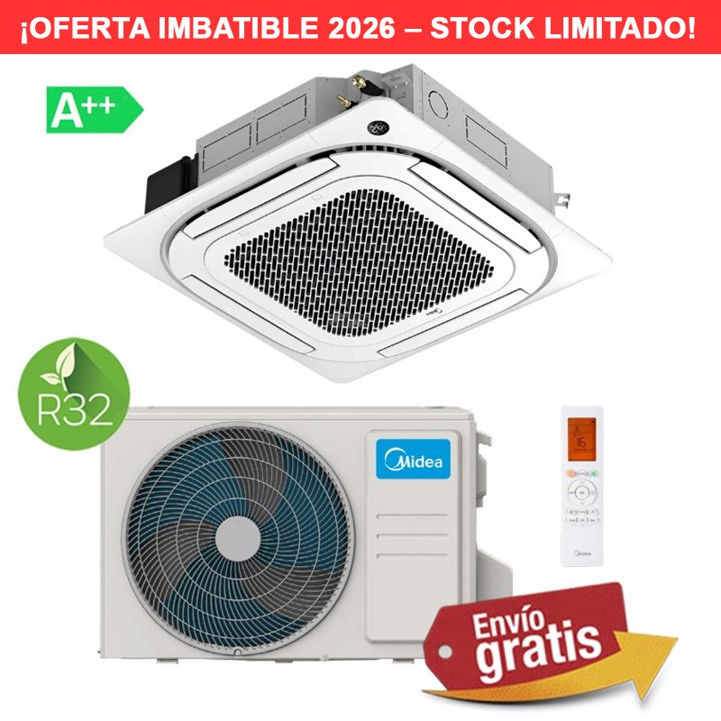 Aire Acondicionado Cassette Midea MCD-71(24)N8Q-2