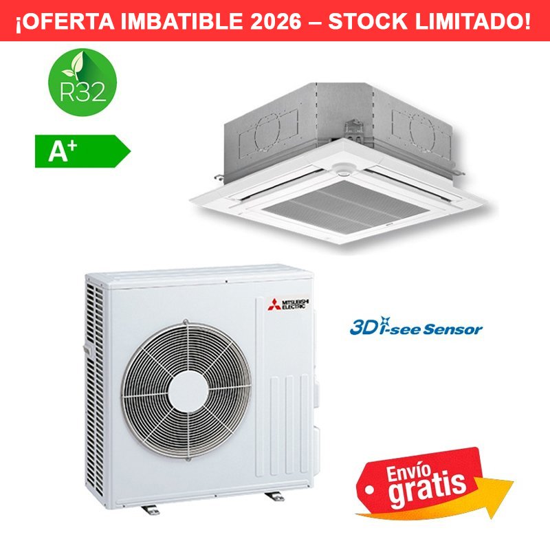 Aire Acondicionado Cassette Mitsubishi MGPLZ-100VEA | Serie Pro