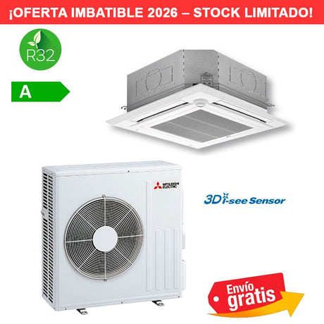 Aire Acondicionado Cassette Mitsubishi MGPLZ-140VEA | Serie Pro