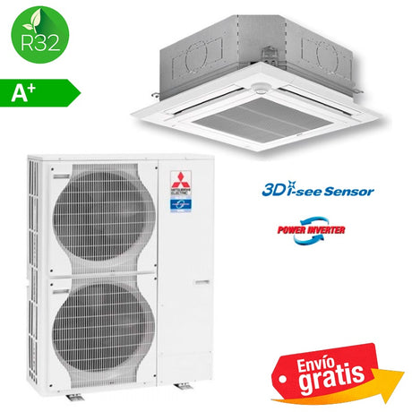 Aire Acondicionado Cassette Mitsubishi MPLZ-125YEA2 | Serie Power Inverter