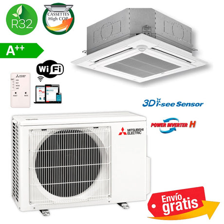 Aire Acondicionado Cassette Mitsubishi MPLZ-50VEA2(H) | Serie Power Inverter