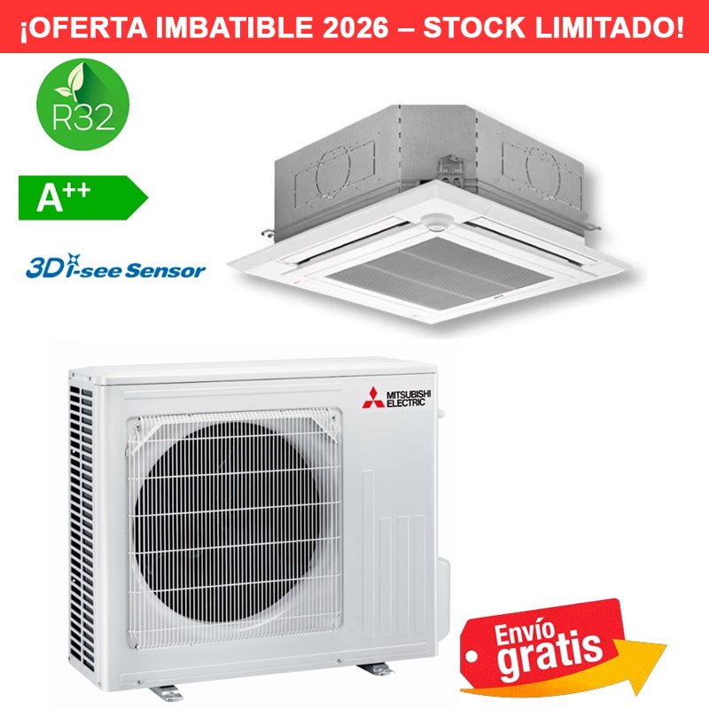 Aire Acondicionado Cassette Mitsubishi MSPLZ-60VEA2 | Standard Inverter