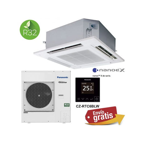 Aire Acondicionado Cassette Panasonic KIT-125PU3Z8-6W Trifásica | PACi NX Standard