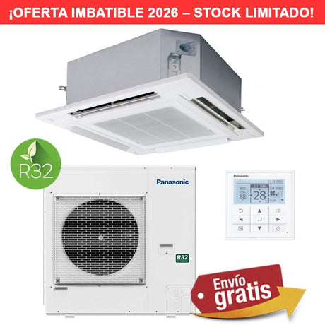 Aire Acondicionado Cassette Panasonic KIT-140PU3Z8 Trifásica