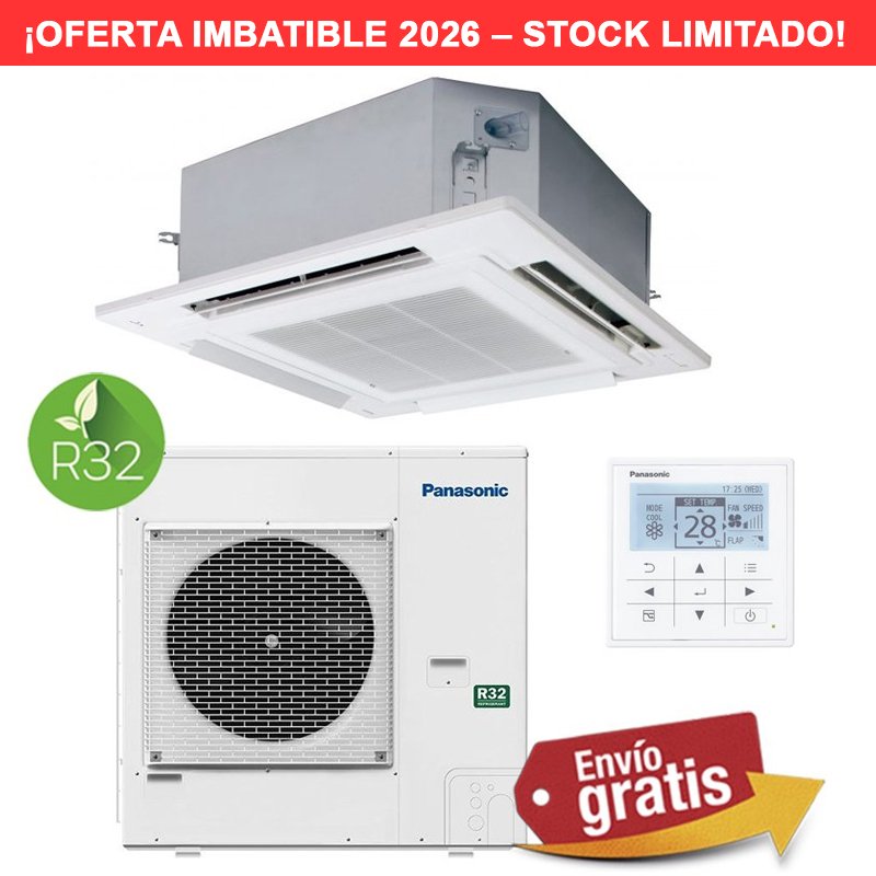 Aire Acondicionado Cassette Panasonic KIT-140PU3Z8 Trifásica