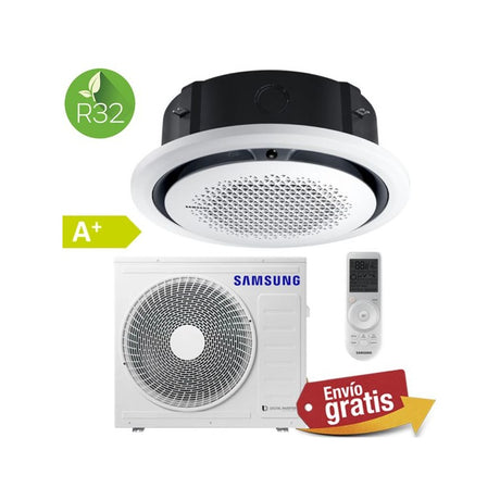 Aire Acondicionado Cassette Samsung AC120RN4PKG/EU + AC120RXADNG/EU - Trifásica