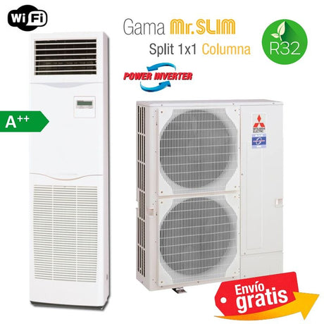 Aire Acondicionado Columna Mitsubishi Electric Mr. Slim Power Inverter MPSZ -140YKA