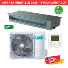 Aire Acondicionado Conductos Hisense AUD90UX4RDH5 + AUW90U4RF4