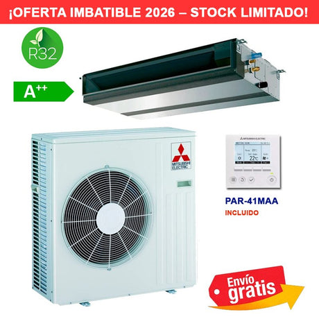 Aire Acondicionado Conductos Mitsubishi MSPEZ-100YJA2 Trifásica