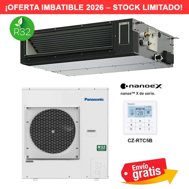 Aire Acondicionado Conductos Panasonic KIT-125PF3Z5 | PACi NX Standard