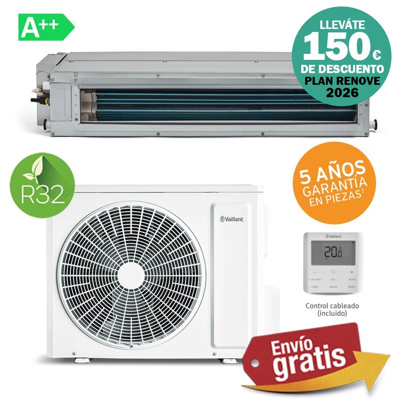 Aire Acondicionado Conductos Vaillant climaVAIR pro VAIB1-085 DNi
