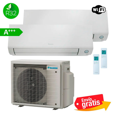 Aire Acondicionado Daikin 2x1 Perfera 2MXM50A9 + FTXM20A + FTXM42A