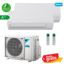 Aire Acondicionado Daikin multisplit 2x1 Sensira 2MXF40C1 + CTXF25C + CTXF35C