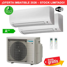 Aire Acondicionado Daikin multisplit 2x1 Sensira 2MXF40F2 + CTXF25F + CTXF25F