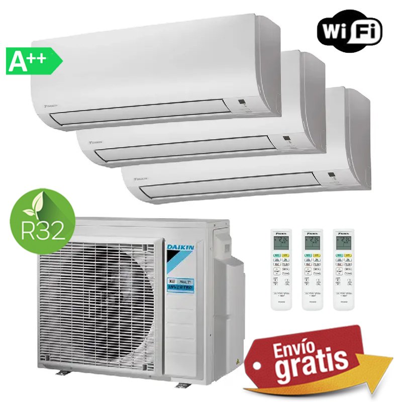 Aire Acondicionado Daikin multisplit 3x1 Sensira 3MXF52F1