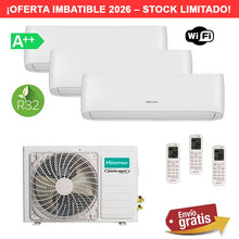Aire Acondicionado Hisense Style MultiSplit 3x1 3AMW62U4RJC + CF25YR4BG + CF25YR4BG + CF35MR0BG