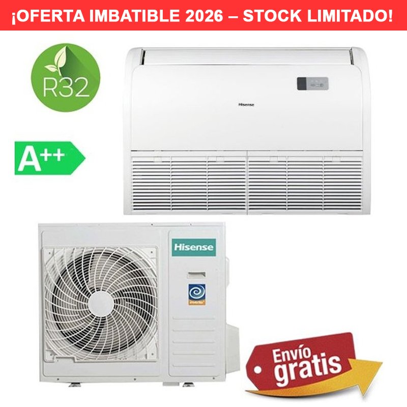 Aire Acondicionado Hisense Suelo Techo AUV105UR4RC8