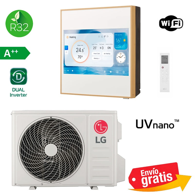 Aire Acondicionado LG Artcool Gallery LCD 9 WiFi