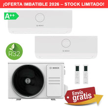 Aire Acondicionado multisplit 2x1 Bosch Kit-RAC 3000i SET2635WE