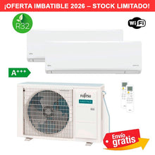 Aire Acondicionado Multisplit 2x1 Fujitsu AOY50M2-KB + ASY35-KN + ASY35-KN
