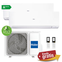 Aire Acondicionado Multisplit 2x1 Haier 2U40S2SM1FA + Expert 25 + Expert 25 (Blanco)
