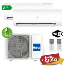 Aire Acondicionado Multisplit 2x1 Haier 2U40S2SM1FA + Perla Pre 25 + Perla Pre 35