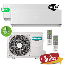 Aire Acondicionado multisplit 2x1 Hisense 2AMW52U4RXC + QH35XV4AG + QH35XV4AG
