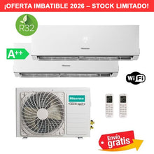 Aire Acondicionado Multisplit 2x1 Hisense Style 2AMW42U4RGC + CF25YR4BG + CF25YR4BG