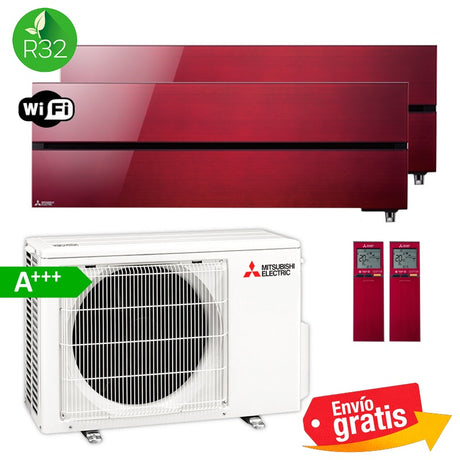 Aire Acondicionado MultiSplit 2x1 Mitsubishi MXZ-2F42VF + MSZ-LN25VG + MSZ-LN35VG