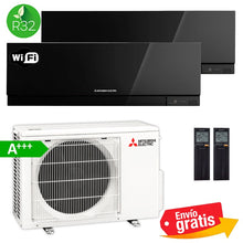 Aire Acondicionado MultiSplit 2x1 Mitsubishi MXZ-2F53VF + MSZ-EF25VGK + MSZ-EF25VGK