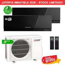 Aire Acondicionado MultiSplit 2x1 Mitsubishi MXZ-2F53VF + MSZ-EF25VGK + MSZ-EF42VGK