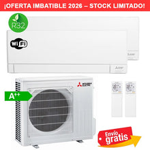 Aire Acondicionado Multisplit 2x1 Mitsubishi MXZ-3F68VF + MSZ-AY35VGK + MSZ-AY35VGK