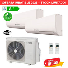 Aire acondicionado Multisplit 2x1 Olimpia Splendid NEXYA S5 Dual E 18 + 2 unidades interiores NEXYA S4 12
