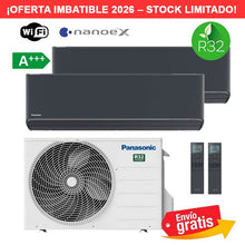 Aire Acondicionado Multisplit 2x1 Panasonic CU-2Z50TBE + CS-Z35ZKEW-H + CS-Z35ZKEW-H