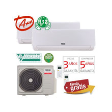 Aire Acondicionado Multisplit 2x1 Riello AIX250HIM8-1 + WR125HJM8-1 + WR135HJM8-1