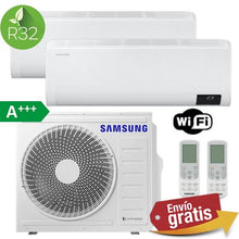 Aire Acondicionado Multisplit 2x1 Samsung AJ050TXJ2KG/EU + AR60F12C1AWNEU + AR60F12C1AWNEU