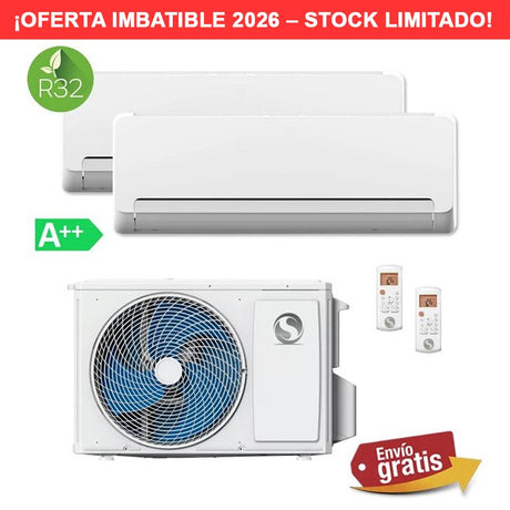 Aire Acondicionado Multisplit 2x1 Suneco SME9914H6