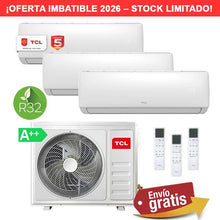 Aire Acondicionado Multisplit 3x1 TCL MT2730 + SN09F2S2 + SN09F2S2 + SN12F2S2