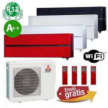 Aire Acondicionado Multisplit 4x1 Mitsubishi MXZ-4F80VF + MSZ-LN25VG + MSZ-LN25VG + MSZ-LN35VG + MSZ-LN35VG