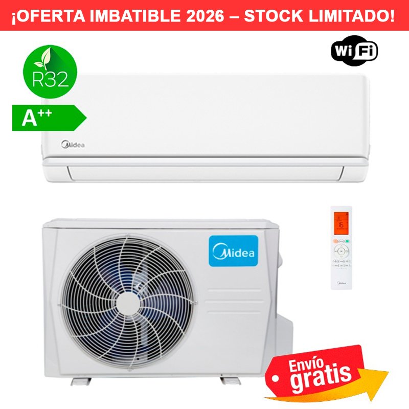 Aire Acondicionado Split 1x1 Midea Blanc 2.0 35(12)N8-1