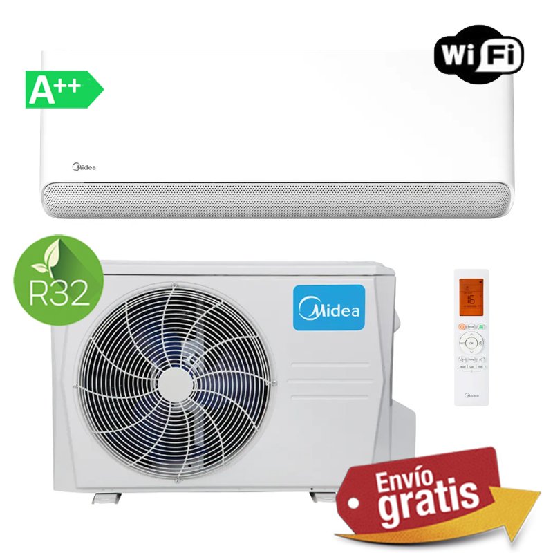 Aire Acondicionado Split 1x1 Midea Breezeless E 71(24)N8