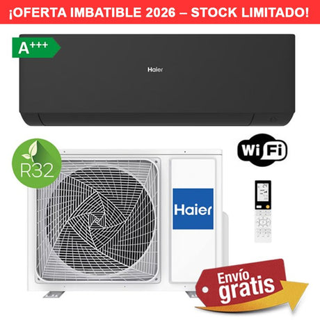 Aire Acondicionado Split Haier Expert 50 Negro