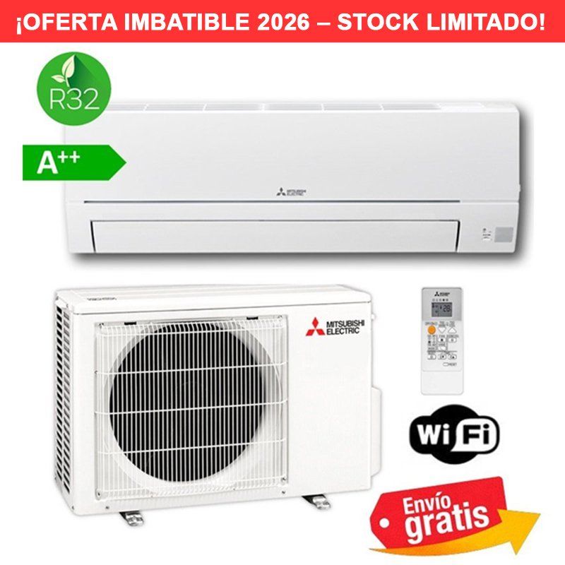 Aire Acondicionado Split Mitsubishi Electric MSZ-HR25VFK R32